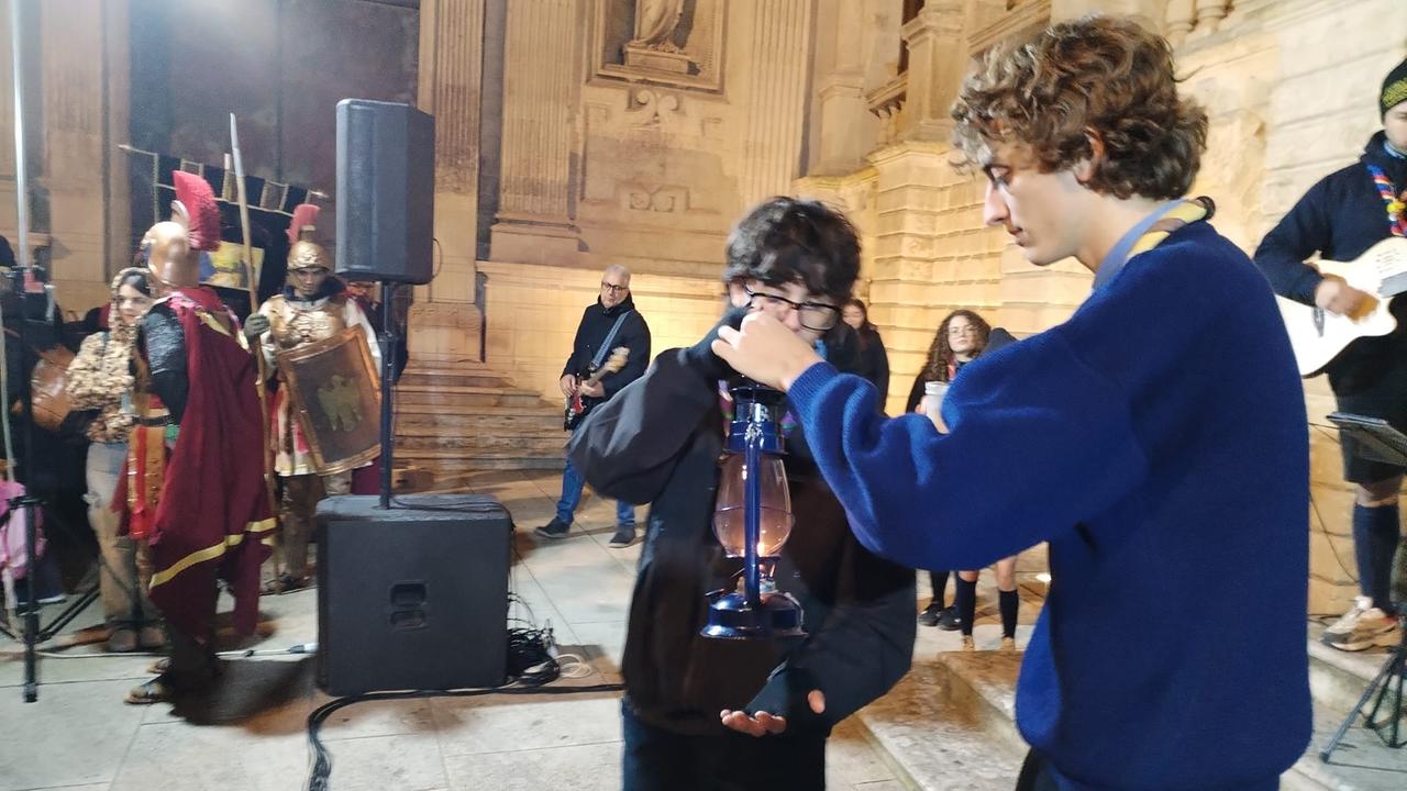 ORF-Friedenslicht in Lecce, Italy