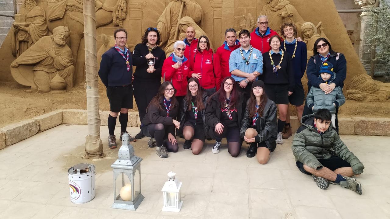 ORF-Friedenslicht in Lecce, Italy